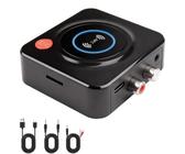 NEUTYPECHIC Récepteur pour système stéréo, adaptateur 5.0, double prise AUX jack 3,5 mm et récepteur audio RCA pour amplificateur de haut-parleur et autoradio