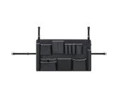Support Pour Sac Poubelle 60L à 120L - Support Sacs Déchets Gris/Noir - Dimensions 35x30x70 Cm