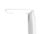 Support De Tringle à Rideau 1 1/4" - Lot De 2 Supports Plafond/Mural Blanc