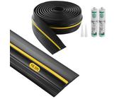 Joint Coupe-froid Pour Porte De Garage - 1 Rouleau EPDM, Noir, 9,5 Cm, étanche