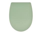 Abattant WC En Bois (MDF) Wirquin Woody Bleu Doré - Neuf - Style Moderne - Forme Ovale - Pour Adulte