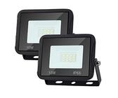 2Pcs-30W Projecteur Led Exterieur 3000Lm Ip66 Imperméable Spot Led