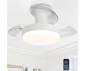 Trade Shop - Lampadario Con Ventilatore Da Soffitto Plafoniera Led Tel Luce 3000 6500k 42217