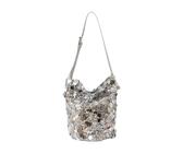 Borsa Nera Donna BAIGIO Pochette Donna PU, Borsa Da Sera Con Catena Staccabile, Elegante Busta Per Ballo Di Fine Anno, Matrimonio Pochette Donna Elegante