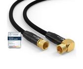 Prolunga Cavo Antenna TV EXTRASTAR Da 10 Metri – Connettori A L, Senza Pieghe, Per TV E Decoder