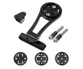 XBERSTAR Supporto Manubrio Per Bici Da Strada - Attacco Per Ciclocomputer Garmin, XOSS G/G+ E Luci Anteriori, Nero - 4