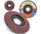 Dischi Lamellari 125mm 22 Pezzi - Grana 40/60/80/120 - Foto 3