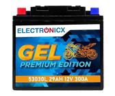 BATTERIA MOTO MAGNETI MARELLI MMX MMX30L 30Ah 510A (DX) AGM SENZA - Foto 5