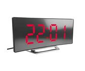 Orologio LED Donna Touch Screen - Ampio Display Digitale In Lega E Vetro - Design Rotondo Alla Moda - Rosso - 2
