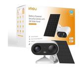 VXK Telecamera WiFi Esterna 2K Con Pannello Solare | 360° PTZ, Visione Notturna A Colori, Allarme PIR, Audio Bidirezionale, IP66