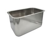 Tramontina Contenitore salvafreschezza con coperchio, in acciaio inox, 22,8 x 22,8 cm, 4 l, lavabile in lavastoviglie