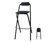 EDITACASA - Sgabello Pieghevole Slim Con Schienale,altezza Seduta 45cm - Foto 9