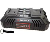 Caricabatterie Rapido Doppio PDSLG 20 A1 – Per Batterie Parkside X20V Team, 2x4.5A, 200W