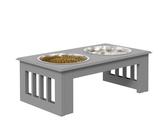 Ciotole Rialzate per Cani in Acciaio, 1,6 l, HxLxP: 42x46x27 cm, Supporto Regolabile, Antiscivolo, Argentato, Relaxdays | Leroy Merlin Ciotole Rialzate per Cani in Acciaio, 1,6 l, HxLxP: 42x46x27 cm, Supporto Regolabile, Antiscivolo, Argentato, Relaxdays | Leroy Merlin