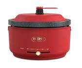 Pentola Elettrica Multifunzione 1.8L - 600W, Antiaderente, Con Pentola A Vapore, Ideale Per Ufficio, Campeggio E Picnic