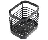 Scolapiatti Per Posate In Acciaio Inox 304 Per Lavello Da Cucina - Organizer Da Banco Con Scarico, Argento (15x7,5x10 Cm)