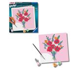 Pittura Con I Numeri Per Adulti – Kit Fai Da Te 40x40cm, Tela HD, Colori Acrilici