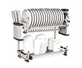 Scolaposate | Portaposate in acciaio inox, argento, organizer per utensili da banco, contenitore per posate | Leroy Merlin