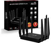Jectse Hotspot Mobile 4G/5G – Router WiFi Portatile Con Slot SIM, 300 Mbps, Connetti 10 Dispositivi E Batteria 3200 MAh
